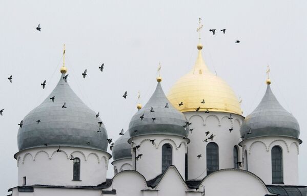 Giáo  đường Sophia trong thành Kremlin  Novgorod - Sputnik Việt Nam