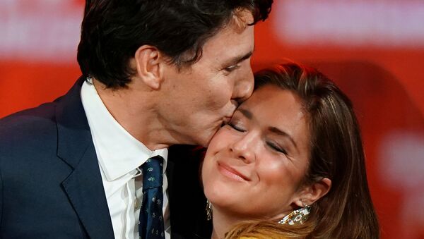 Thủ tướng Canada Justin Trudeau và vợ Sophie Gregoire - Sputnik Việt Nam