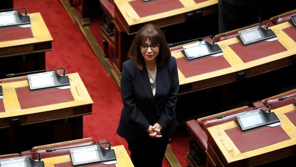 Tổng thống mới của Hy Lạp, bà Katerina Sakellaropoulou - Sputnik Việt Nam