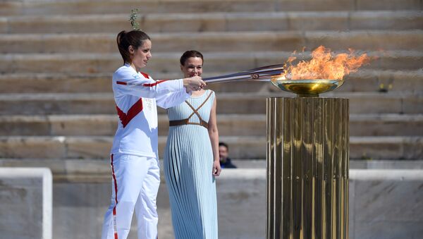 Lễ Athens truyền lửa cho Thế vận hội Olympic mùa hè, Athens - Sputnik Việt Nam