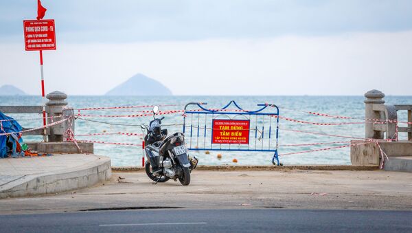 Bãi biển đóng cửa ở Nha Trang, Việt Nam - Sputnik Việt Nam