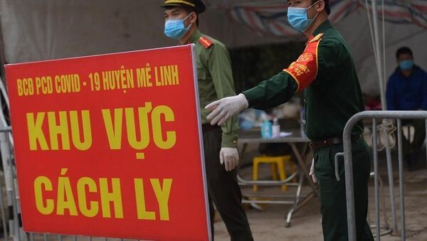 Thôn Hạ Lôi sẽ thực hiện cách ly y tế đến ngày 6/5/2020. - Sputnik Việt Nam