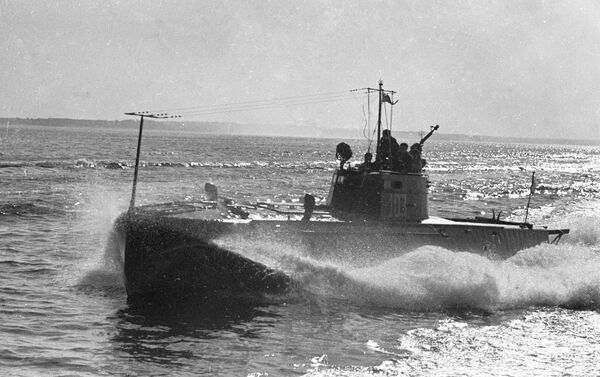 Tàu thuyền phóng ngư lôi thực hiện nhiệm vụ chiến đấu gần bờ Biển Đen ở khu vực Odessa - Sputnik Việt Nam