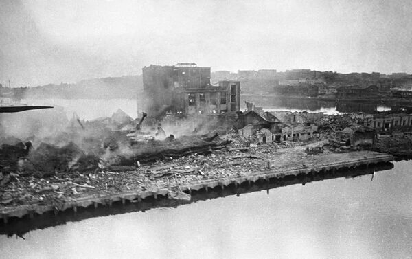 Hỏa hoạn tại cảng Odessa do Đức quốc xã gây ra - Sputnik Việt Nam
