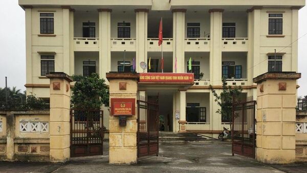 Trụ sở công an phường Trần Lãm, TP Thái Bình, nơi xảy ra vụ việc - Sputnik Việt Nam