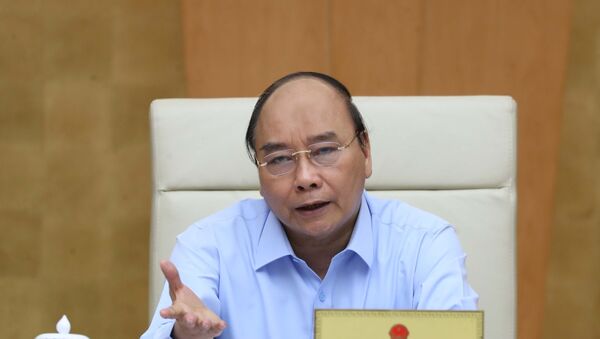 Thủ tướng Nguyễn Xuân Phúc, Trưởng Ban Chỉ đạo điều hành giá phát biểu. - Sputnik Việt Nam