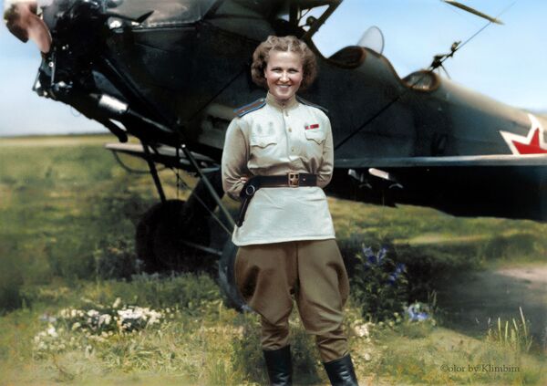 Nữ phi công Liên Xô Nadezhda Popova - Sputnik Việt Nam