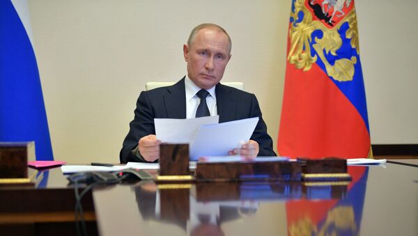 Tổng thống Putin gửi thông điệp tới người dân Nga liên quan tới coronavirus - Sputnik Việt Nam
