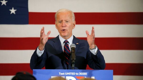 Ứng cử viên tổng thống Hoa Kỳ Joe Biden phát biểu như một phần của chiến dịch của mình - Sputnik Việt Nam