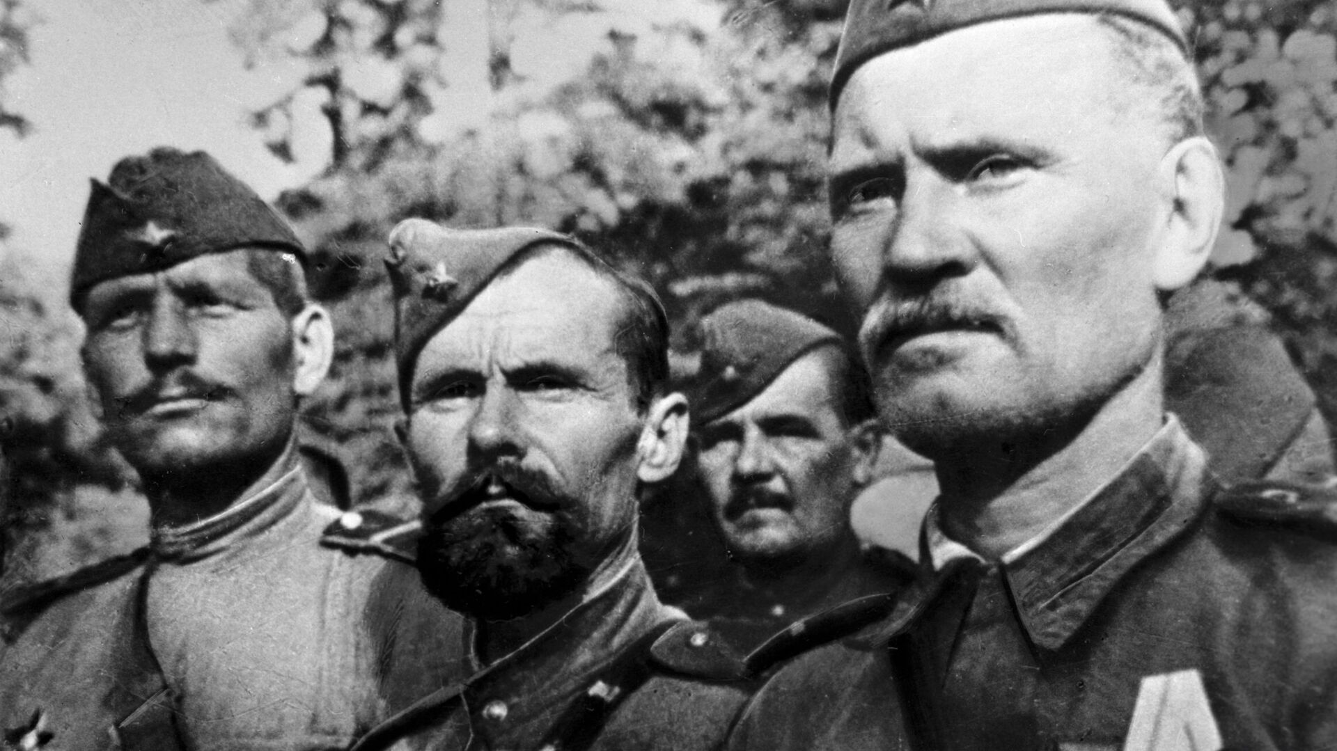 Những người lính Hồng quân trong Chiến tranh Vệ quốc vĩ đại. - Sputnik Việt Nam, 1920, 08.02.2022