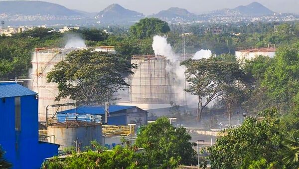 Rò rỉ khí gas tại nhà máy hóa chất ở Ấn Độ - Sputnik Việt Nam