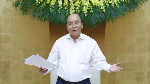 Thủ tướng Nguyễn Xuân Phúc phát biểu tại buổi làm việc. - Sputnik Việt Nam