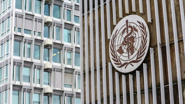 Tòa nhà trụ sở của Tổ chức Y tế Thế giới tại Geneva - Sputnik Việt Nam