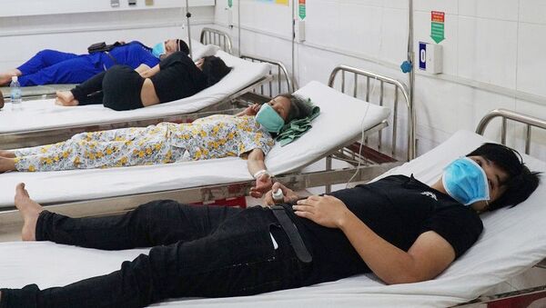 Người dân điều trị tại Trung tâm y tế huyện Hòa Vang trước đó - Sputnik Việt Nam