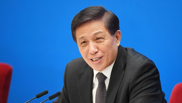 Đại diện chính thức của phiên họp thứ 3 Đại hội Nhân dân toàn Trung Quốc (Quốc hội) Zhang Yesui - Sputnik Việt Nam