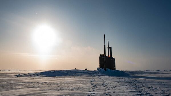 Tàu ngầm hạt nhân Toledo ở Bắc Cực - Sputnik Việt Nam