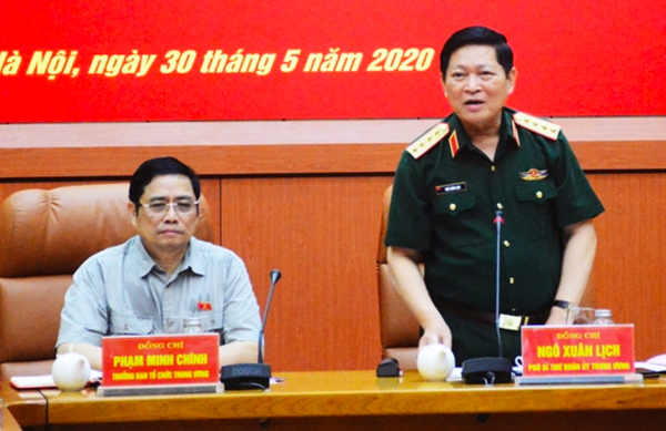 Thực hiện Chỉ thị 35: Đoàn công tác của Ban Bí thư Trung ương Đảng làm việc với Ban Thường vụ Quân ủy Trung ương Thực hiện Chỉ thị 35: Đoàn công tác của Ban Bí thư Trung ương Đảng làm việc với Ban Thường vụ Quân ủy Trung ương - Sputnik Việt Nam