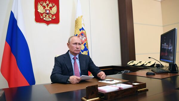 Tổng thống Liên bang Nga V. Putin. - Sputnik Việt Nam