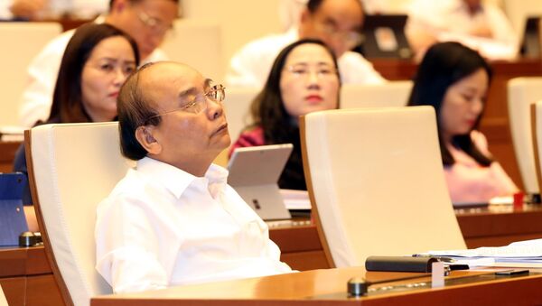 Thủ tướng Nguyễn Xuân Phúc dự phiên họp sáng 13/6 - Sputnik Việt Nam