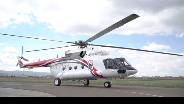 Máy bay trực thăng Mi-8AMT Bắc Cực cho khách hàng dân sự - Sputnik Việt Nam