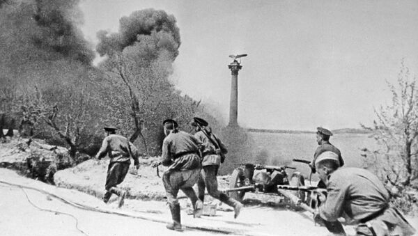 Thủy quân lục chiến trong trận chiến ở Sevastopol trong Thế chiến II - Sputnik Việt Nam