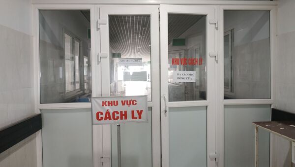 Khu vực cách ly điều trị bệnh nhân bạch hầu tại Bệnh viện đa khoa vùng Tây Nguyên. - Sputnik Việt Nam