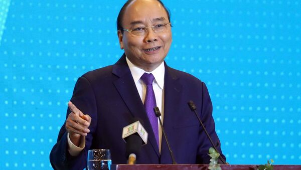 Thủ tướng Nguyễn Xuân Phúc phát biểu tại hội nghị. - Sputnik Việt Nam