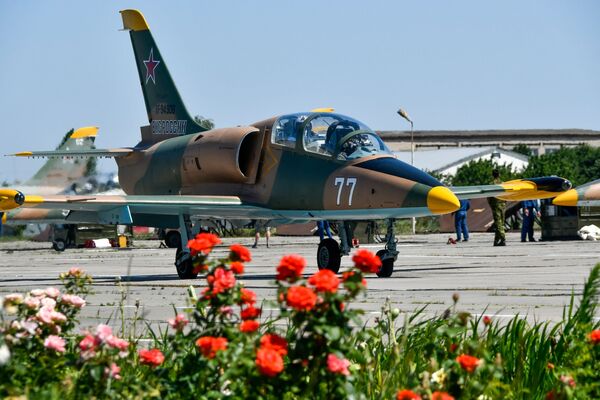 Máy bay L-39 Albatross tại sân bay Kushchevsky, khu vực Krasnodar - Sputnik Việt Nam