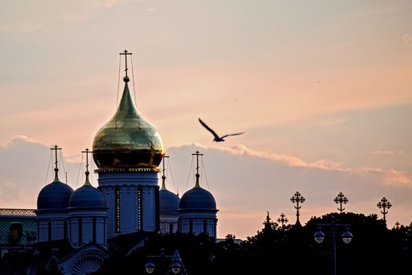 Nhà thờ Arkhangelsk của Điện Kremlin Moskva - Sputnik Việt Nam