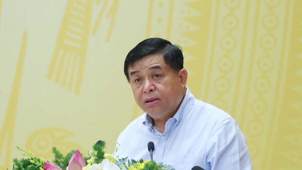 Bộ trưởng Bộ Kê hoạch và Đầu tư Nguyễn Chí Dũng phát biểu. - Sputnik Việt Nam