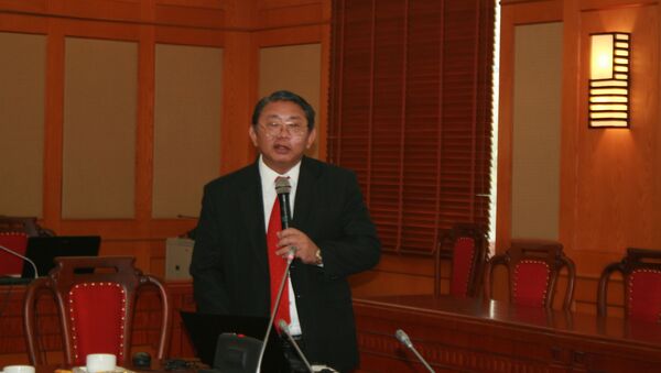 Ông Phạm Văn Sáng - Nguyên Giám đốc Sở KH&CN Đồng Nai trình bày đề án tại hội thảo - Sputnik Việt Nam
