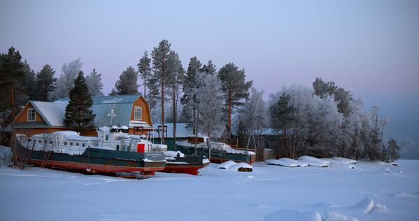 Phong cảnh mùa đông tại Cộng hòa Karelia - Sputnik Việt Nam