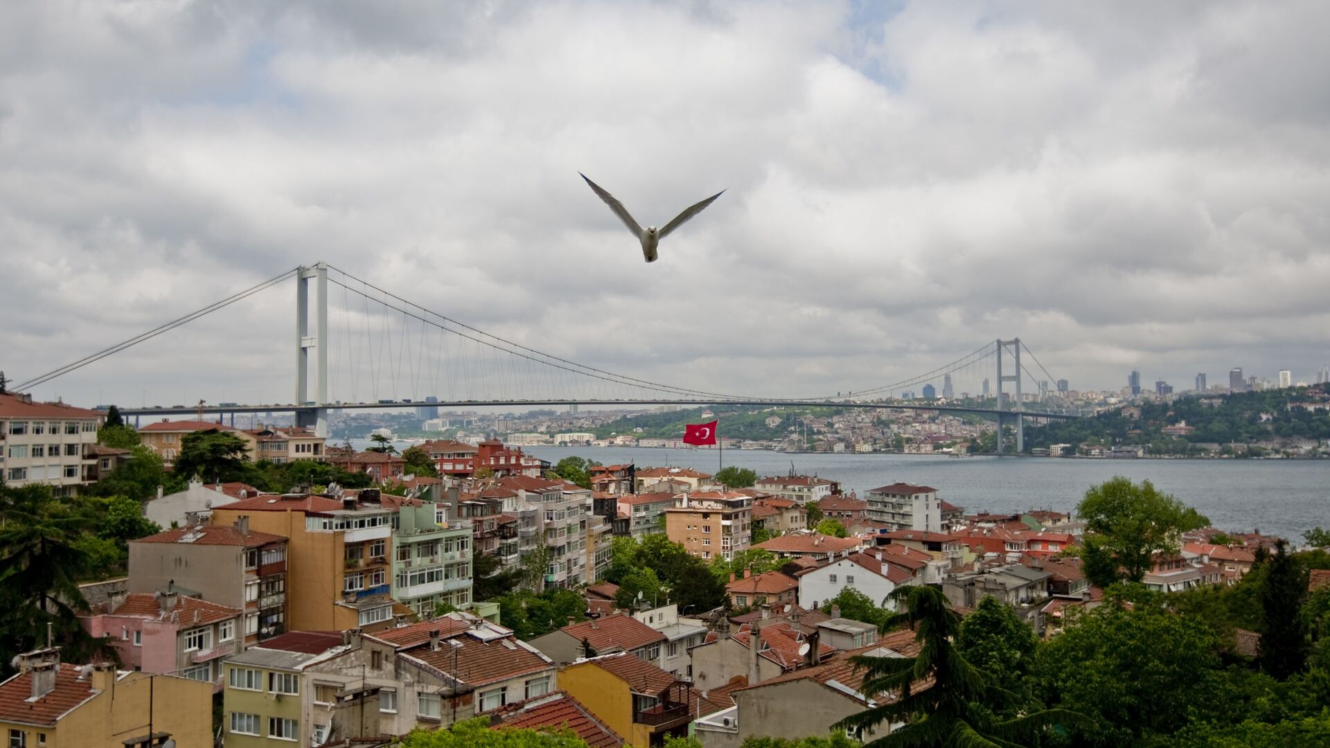 Phong cảnh thành phố Istanbul và vịnh Bosphorus - Sputnik Việt Nam, 1920, 28.03.2022