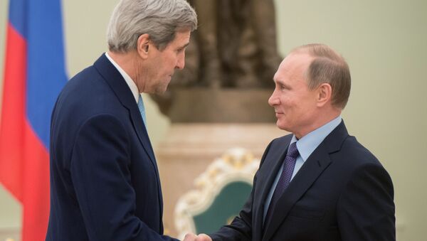 Vladimir Putin và John Kerry - Sputnik Việt Nam